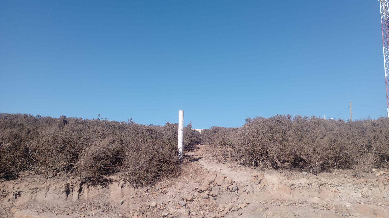 Terreno Rustico con electricidad a corta distancia y el  agua es comunal, cuenta con titulo de propiedad.